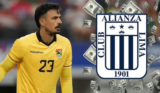 Guillermo Viscarra sería el '1' de Alianza Lima para la Liga 1 y la Copa Libertadores. Foto: composición LR/AFP