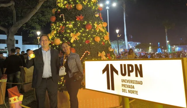 Universidad Privada del Norte  destacó en el evento, obsequiando presentes a la comunidad trujillana. Fuente: Difusión.