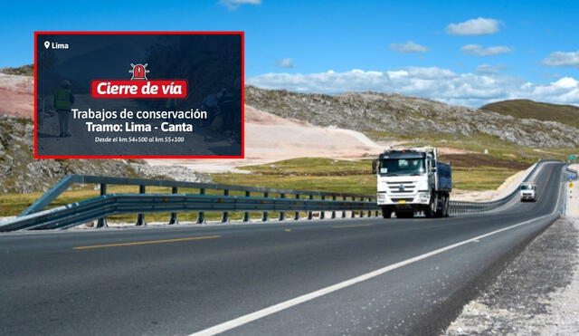 Restricciones en la Carretera Central, tramo Lima-Canta, por trabajos de conservación durante diciembre. Foto: composición LR/MTC.