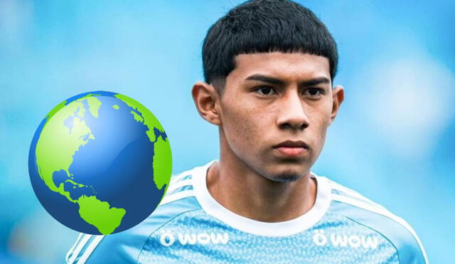 Maxloren Castro debutó en el primer equipo de Sporting Cristal a inicios del 2024 y fue catalogado como la revelación de la Liga 1. Foto: composición LR/Facebook/Freepik