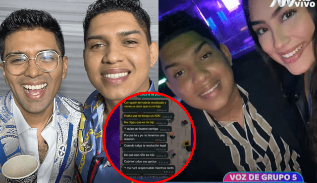 Thony Valencia es acusado de no reconocer a su hijo. Foto: Composición LR/Captura ATV