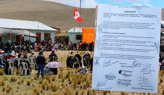 Pobladores de Ayacucho toman acciones ante incremento de extorsiones. Foto: Catacaos TV