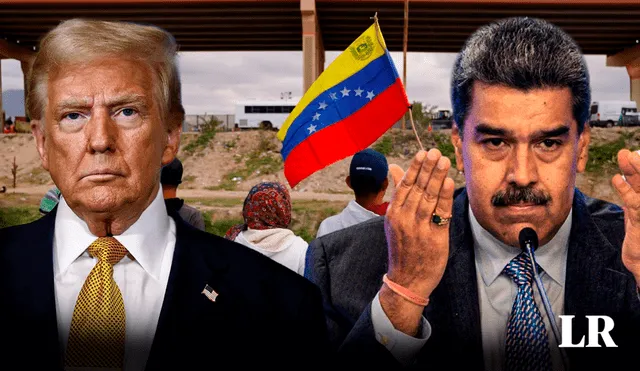 Donald Trump mandó fuerte mensaje al gobierno de Venezuela respecto al  tema de los inmigrantes. Foto: Composición LR