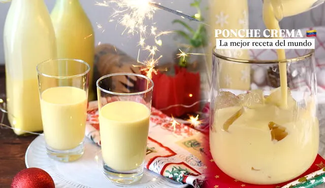 El ponche crema es una bebida tradicional de Venezuela en épocas de Navidad. Foto: composición LR/Bizcochos y Sancochos/Oskarina Lanza