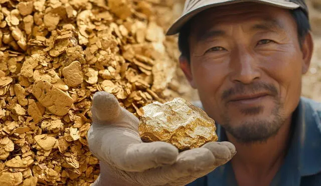 El yacimiento de oro más grande del mundo ha sido descubierto en China, con reservas superiores a las 1000 toneladas y una pureza excepcional de 138 gramos por tonelada. Foto: composición LR/CPG