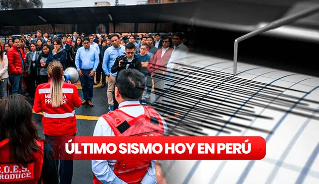 Último temblor ocurrido en el Perú, según el IGP. Foto: Composición LR.