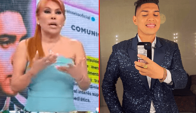 Magaly Medina critica a Thony Valencia por no reconocer a su hijo. Foto: Magaly ATV/Instagram