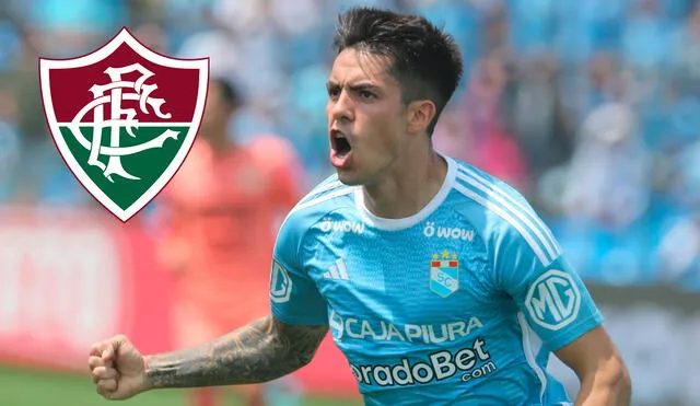 Santiago González despertó el interés de Fluminense tras brillar con Sporting Cristal en 2024. Foto: composición de LR/Luis Jiménez