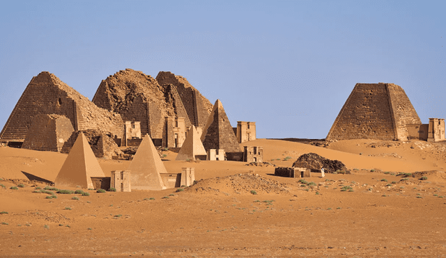 Las pirámides de este país no son tan conocidas como las famosas de Egipto y México. Foto: Héctor Ruiz Golobart.