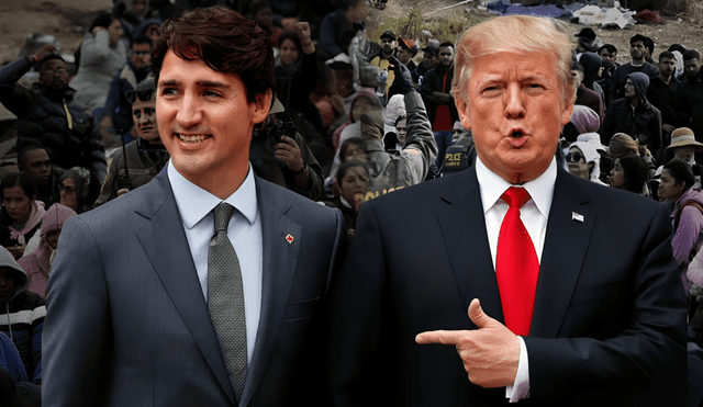 La iniciativa de Trudeau busca evitar la amenaza de Donald Trump de imponer aranceles a Canadá y apoyar las deportaciones masivas mediante acciones destinadas a frenar el flujo de fentanilo e inmigración irregular. Foto: composición LR/difusión