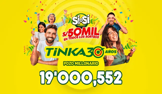 El Pozo Millonario de la Tinka superó los 19 millones de soles. Foto: La Tinka