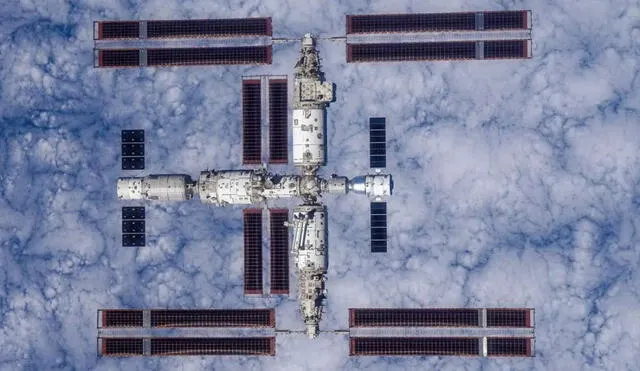 El primer módulo de la agencia espacial china fue puesto en órbita en 2021. Foto: CMSA