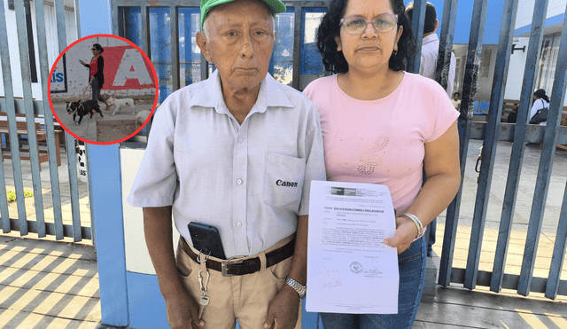 El adulto mayor presenta varias lesiones, incluyendo una ruptura en la cabeza y mordeduras en el abdomen y las piernas. Foto: Composición LR.