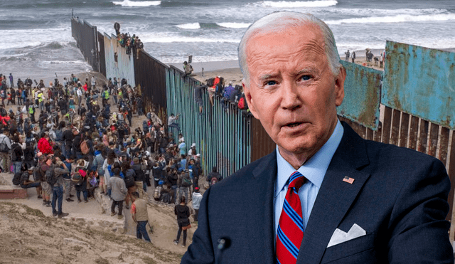 En una mala noticia, Joe Biden anunció que endurecerá la frontera para los inmigrantes que busquen asilo. Foto: Composición LR