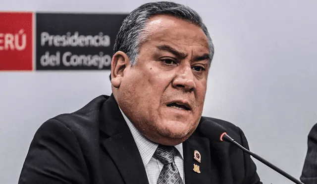 El presidente del Consejo de Ministros, Gustavo Adrianzén.