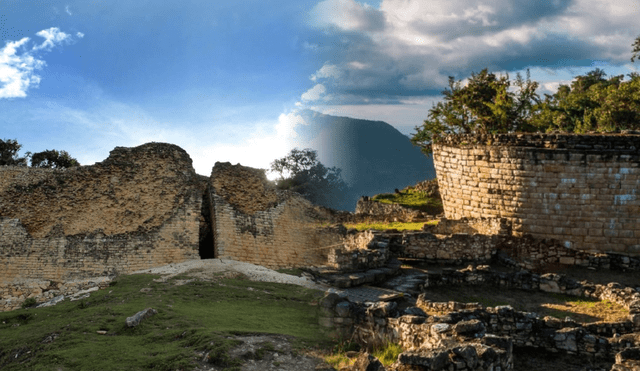 Las ruinas del sitio arqueológico de Kuelap, en Chachapoyas. Foto: composición LR/Andina