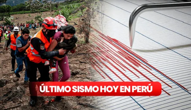 Último temblor ocurrido en el Perú, según el IGP. Foto: composición LR.