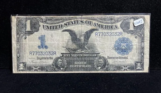 Los billetes de dólar de Estados Unidos pueden convertirse en verdaderas joyas para coleccionistas si presentan características inusuales | Foto: EBAY