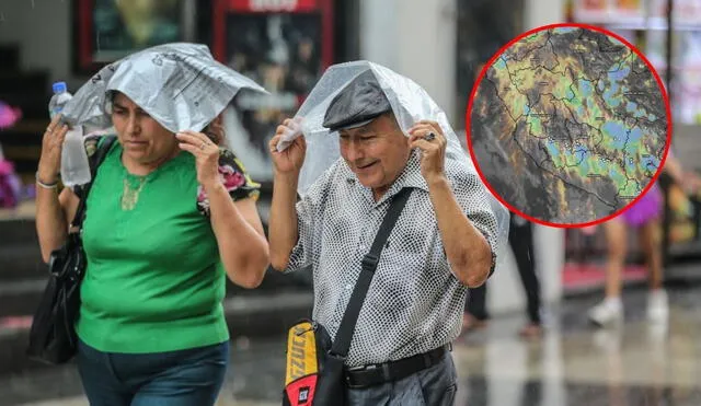 Este aviso meteorológico incluye la posibilidad de granizo y nieve en regiones de mayor altitud, lo que podría complicar aún más las condiciones climáticas adversas. Foto: composición LR/Andina/Senamhi.