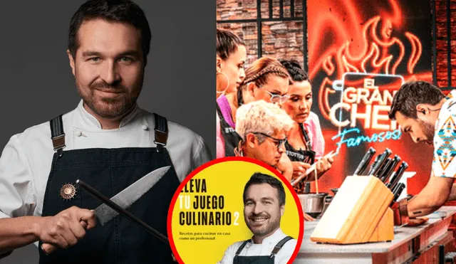 Giacomo Bocchio estrenó su segundo libro 'Eleva tu juego culinario 2'. Foto: Composición LR/Giacomo Bocchio/Instagram/Captura Latina