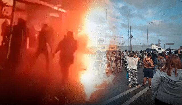 La respuesta de seguridad por el motín en Villahermosa tardó 4 horas en controlar la situación, lo cual evidencia el poder del crimen organizado. Foto: composición LR/captura de video/Los Angeles Press.