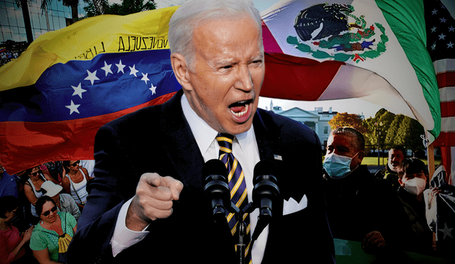 El Servicio de Inmigración y Control de Aduanas implementó medidas para ejectuar las deportaciones masivas de inmigrantes durante la administración de Joe Biden. Foto: composición LR/Reuters