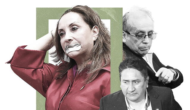 Dina Boluarte se ha mostrado reacia a las investigaciones y contestar los interrogatorios. | Ilustración: Ricardo Cervera