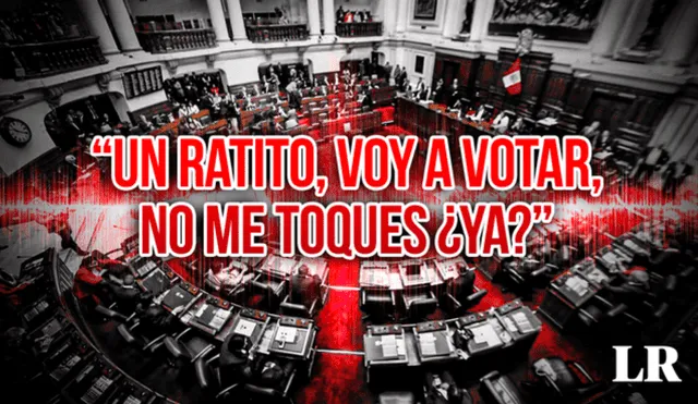 Desde conversaciones comprometedoras hasta celebraciones deportivas, los congresistas han distraído su atención de los asuntos legislativos que le corresponden durante el Pleno.| Composición: Gerson Cardoso/La República.