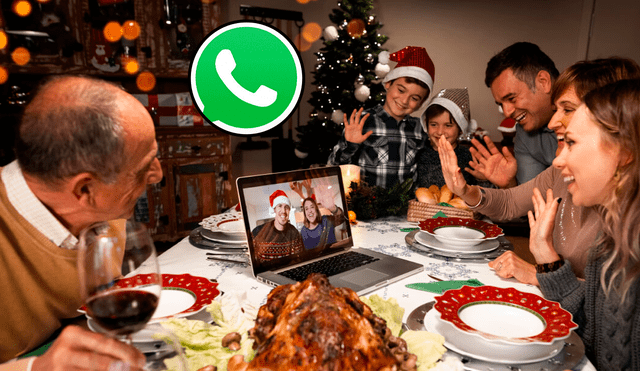 WhatsApp es una herramienta en el que puedes mensajes navideños emotivos a tus amigos y familiares.  Foto: difusión