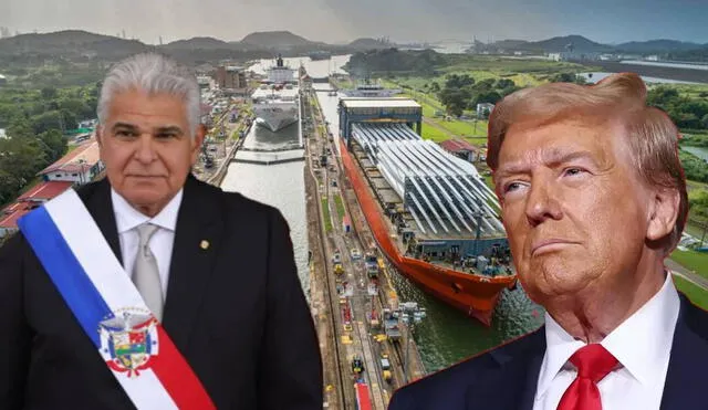 El Canal de Panamá está en la mira de Donald Trump, quien amenzó con sugerir al Gobierno de Estados Unidos retomar el control del megaproyecto panameño. Foto: composición LR/ X/