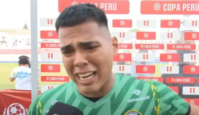 Jorge Pretel fue titular en la final de la Copa Perú entre Tacna Heroica y FC Cajamarca. Foto: captura de ATV Deportes