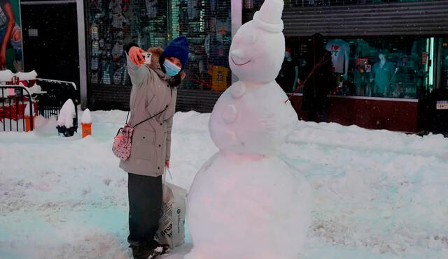 La NOAA señala que las probabilidades más altas de ver al menos una pulgada de nieve el día de Navidad se concentran en ciertas regiones. Foto: El Diario Nueva York