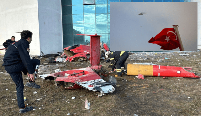 Investigación en curso tras trágico accidente de helicóptero ambulancia en Turquía. Foto: composición LR