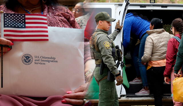 Las consecuencias por no cumplir con el tiempo determinado por la visa de turista en Estados Unidos. Foto: composición LR/AFP.