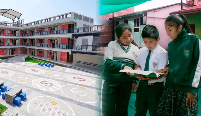 Previo al inicio del Año Escolar 2025, 22 modernas escuelas aperturarán matrícula en diversos distritos de Lima. Foto: composición de Ariana Espinoza/La República/Andina/PEIP