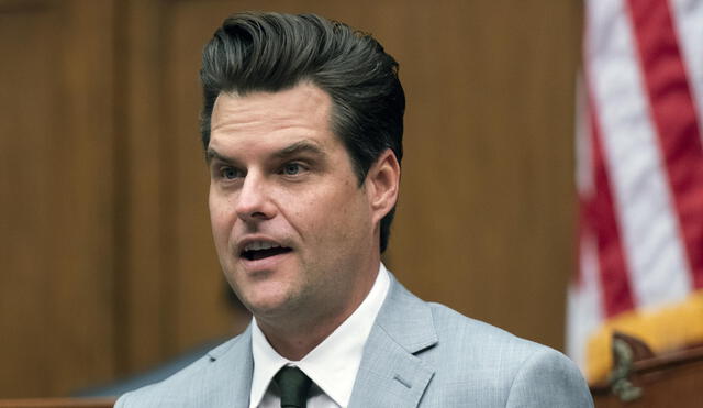 Matt Gaetz ha sido denunciado nuevamente por pagar por sexo y compra de sustancias ilegales. Foto: Wash Times