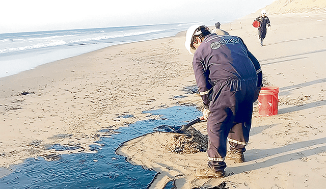 Impacto. Derrame habría llegado hasta Cabo Blanco. Foto: La República