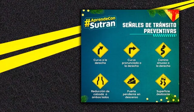 Las señales preventivas en Perú son de vital importancia para garantizar la seguridad vial. Foto: composición LR/Sutrán/Freepik