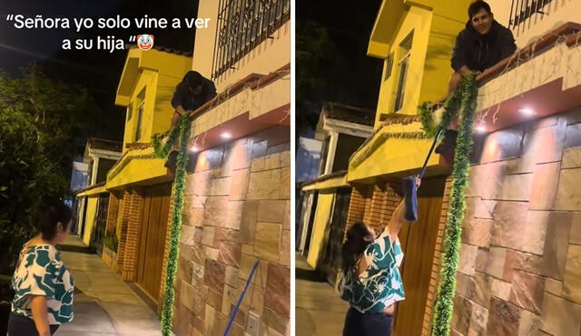 "Ni en su casa hacen eso, pero en las casa de la suegra ahí si adornan", bromearon usuarios. Foto: composición LR/ TikTok