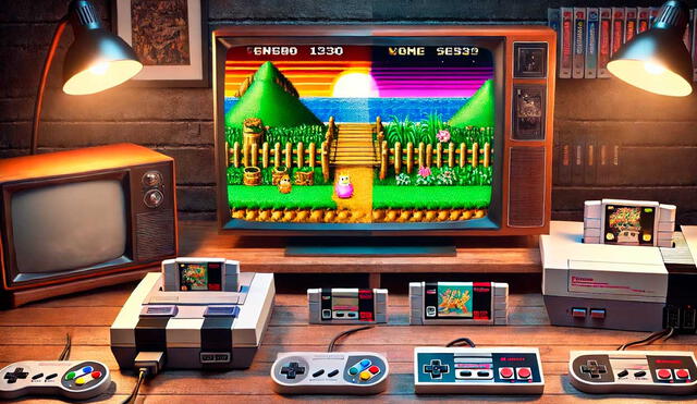 Para videojuegos retro, lo mejor son los televisores CRT. Foto: ChatGPT/La República