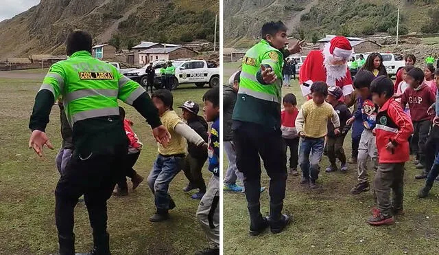 "Más policías como él", resaltaron usuarios. Foto: composición LR/TikTok