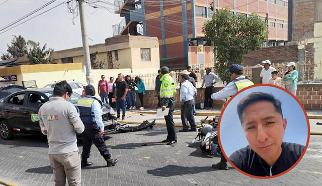 Arequipa. Anderson Butrón se encuentra gravemente herido tras accidente de tránsito. Foto: composición LR/Claudia Beltrán/Muni Cayma