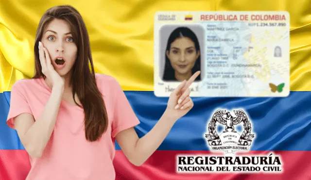 Esta es la nueva versión del documento de identidad colombiano para los ciudadanos. Foto: composición LR/Freepik/RNEC