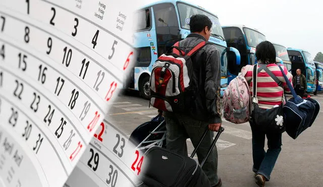 Familias peruanas disfrutan del feriado largo por Año Nuevo 2025. Foto: Composición LR/Andina.