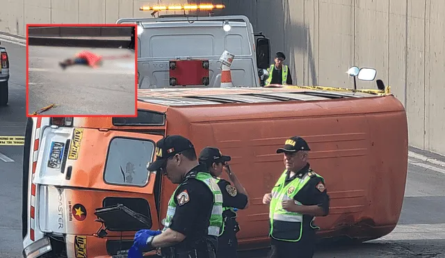 El accidente causó la muerte de Edgar Humberto Zeña Llontop, cobrador de transporte público. Foto: Composición La República.