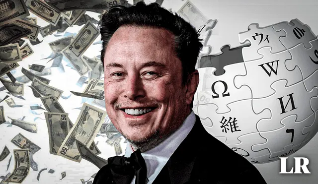 Musk tuvo diferencias con el creador de Wikipedia en múltiples ocasiones provocando esta oferta. Foto: composición Gerson Cardoso/AFP/Wikipedia