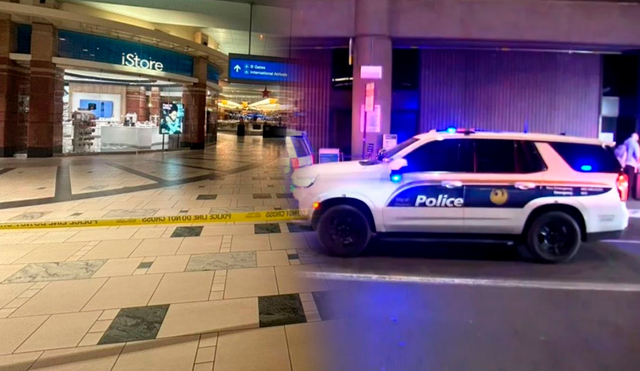 Un tiroteo en el aeropuerto de Phoenix, Arizona, deja tres heridos y una persona de gravedad en la noche de Navidad.  Foto: composición LR/AFP