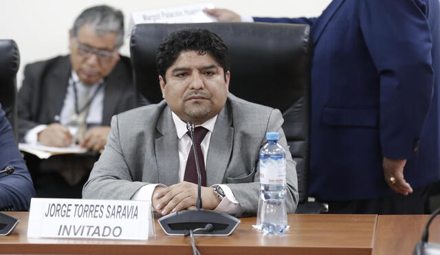 Tras el asesinato de Andrea Vidal Gómez, Torres Saravia asistió a la Comisión de Fiscalización a dar sus descargos del caso en investigación. Foto: Marco Cotrina / LR