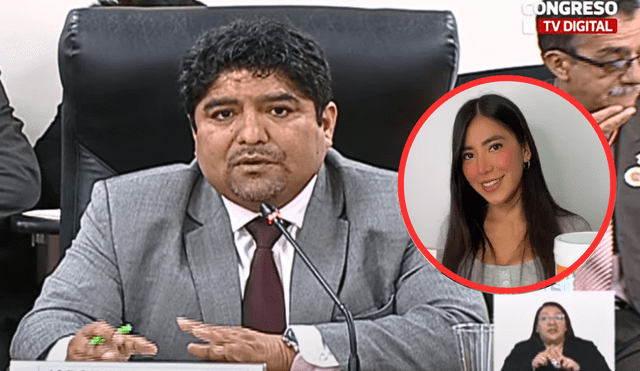 Jorge Torres Saravia defendió a Isabel Cajo ante la Comisión de Fiscalización, tras ser cuestionada por su falta de título universitario y salario superior a S/7.000. | Composición LR/ Congreso.