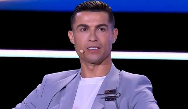 Cristiano Ronaldo estuvo presente en la entrega de los Globe Soccer Awards. Foto: captura/DSports